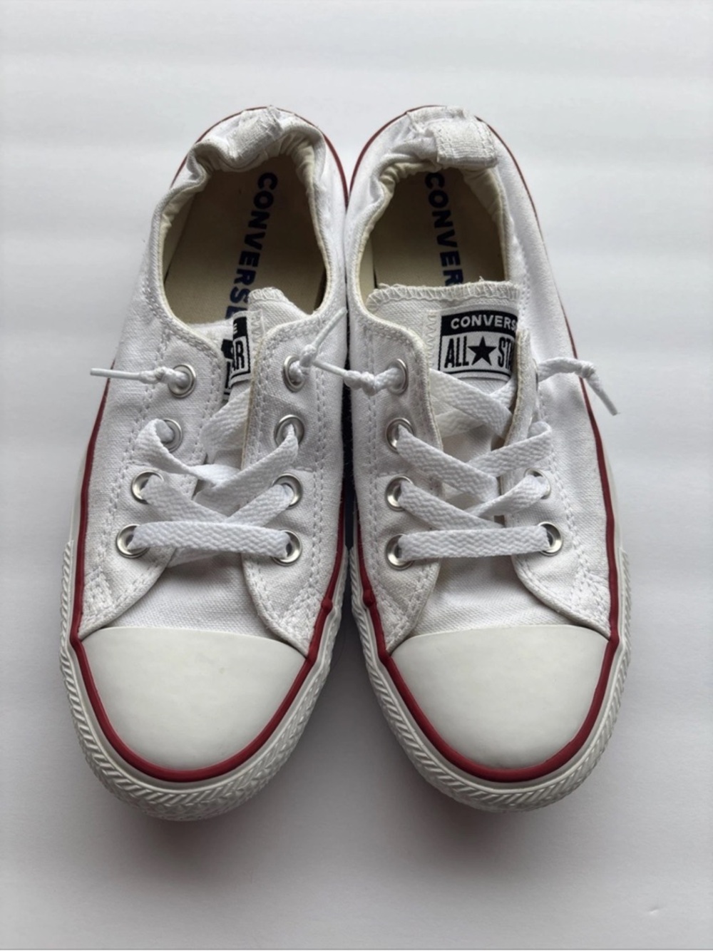 Converse Women’s Chuck Taylor All Star Slip On Shoes Sneakers Size 8 white